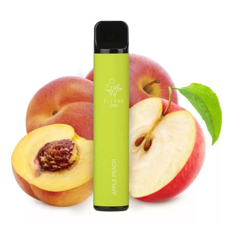 ELF BAR 1500 - Apple peach 2% Jednorázová Elektronická Cigareta