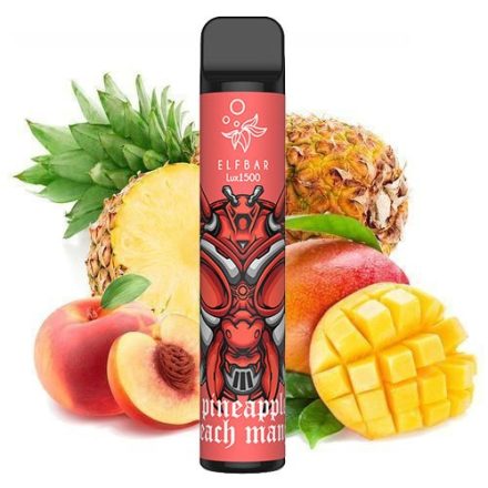 ELF BAR 1500 Lux - Pineapple Peach Mango 2% Jednorázová Elektronická Cigareta