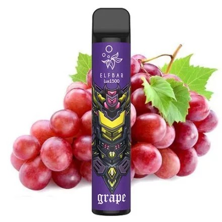 ELF BAR 1500 Lux - Grape 2% Jednorázová Elektronická Cigareta