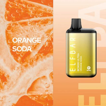 ELF BAR BC5000 Ultra - Orange Soda 5% Jednorázová Elektronická Cigareta - Nabíjateľné