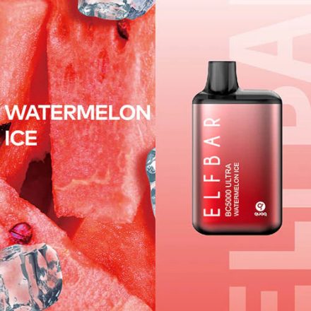 ELF BAR BC5000 Ultra - Watermelon Ice 5% Jednorázová Elektronická Cigareta - Nabíjateľné