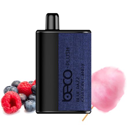 Beco Plush 8000 - Blue Razz Cotton Candy 2%