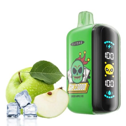 ELF BAR GH23000 - Green Apple Ice 5% - Rechargeable