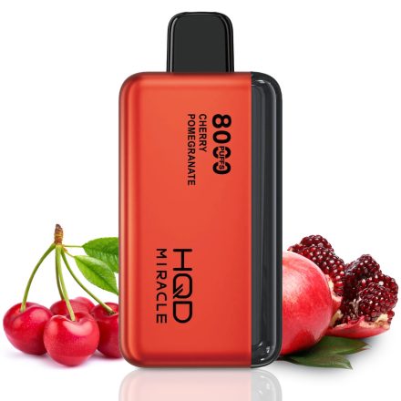 HQD Miracle 8000 - Cherry Pomegranate 5%